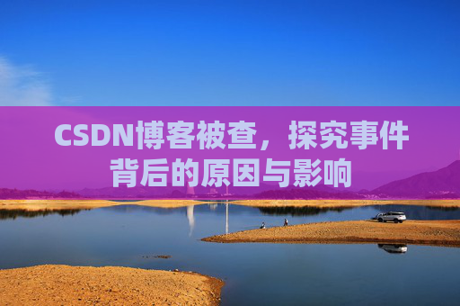 CSDN博客被查，探究事件背后的原因与影响
